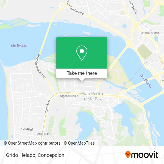 Grido Helado map