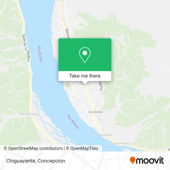 Chiguayante map