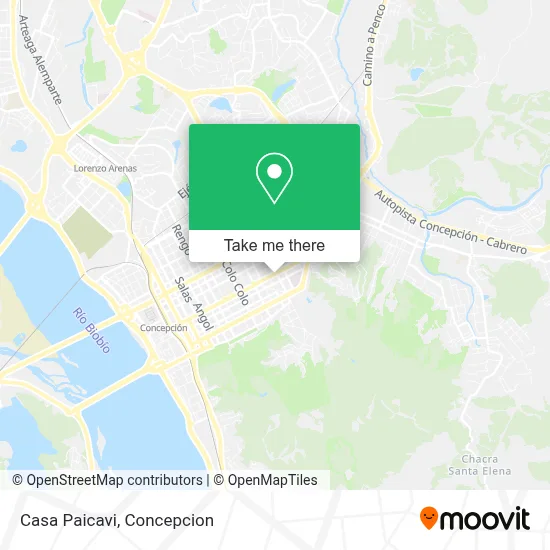 Casa Paicavi map