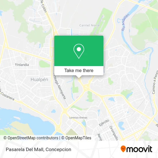 Pasarela Del Mall map