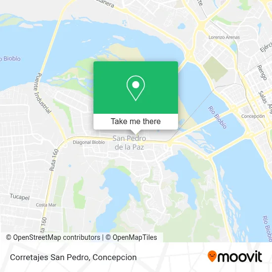 Corretajes San Pedro map