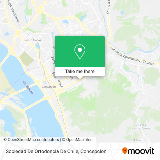 Sociedad De Ortodoncia De Chile map
