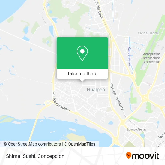 Shimai Sushi map