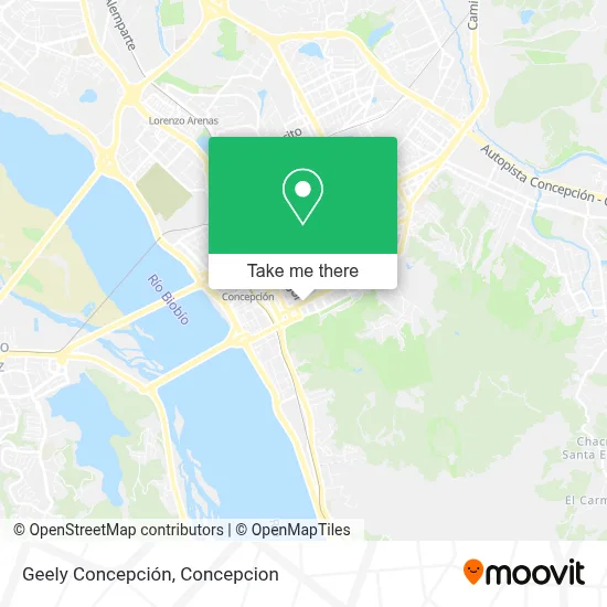 Geely Concepción map