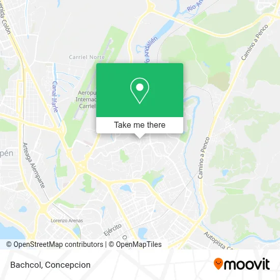 Bachcol map