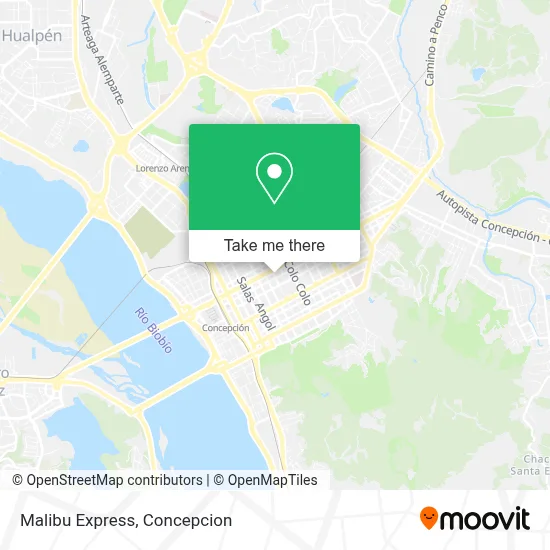 Malibu Express map