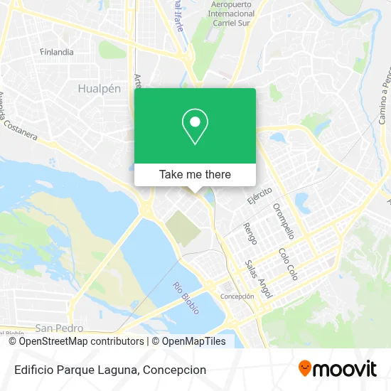 Edificio Parque Laguna map