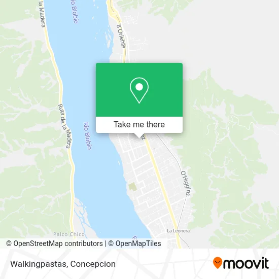 Walkingpastas map