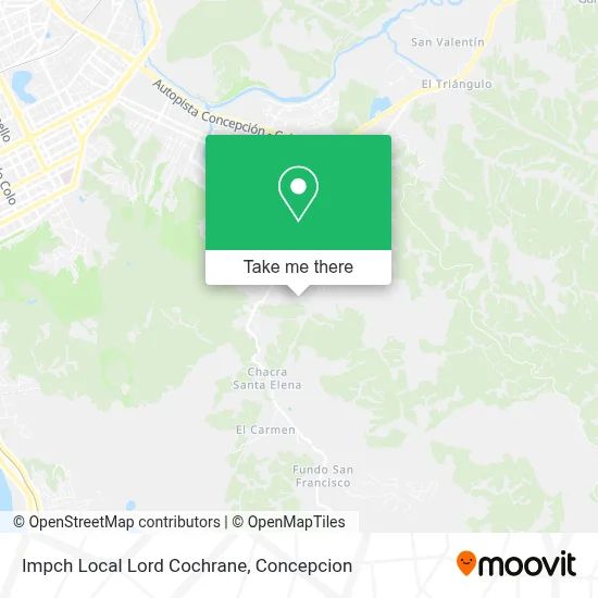 Impch Local Lord Cochrane map