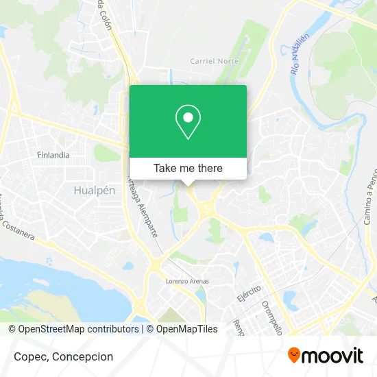 Copec map