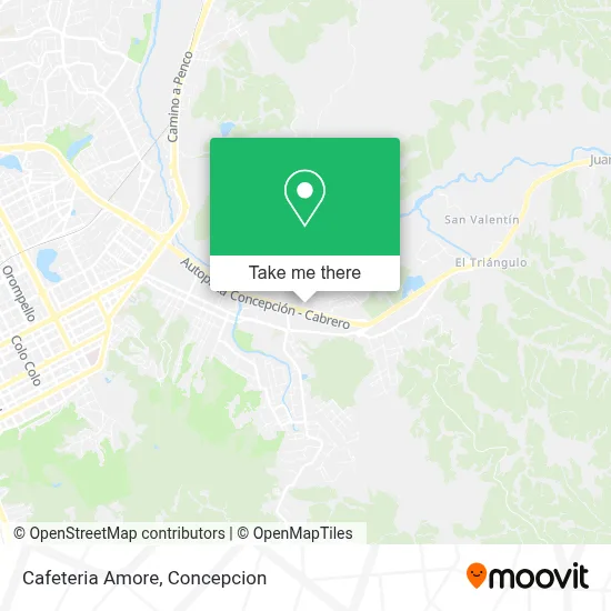 Cafeteria Amore map