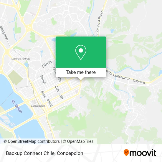Backup Connect Chile map