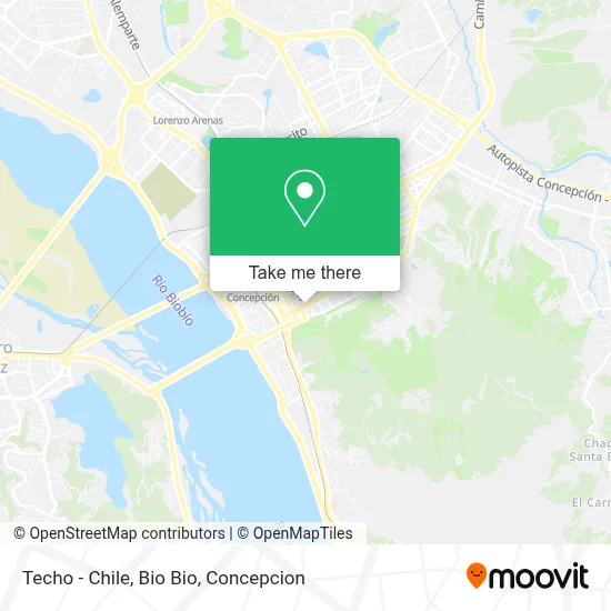 Mapa de Techo - Chile, Bio Bio