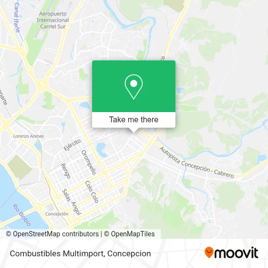 Combustibles Multimport map