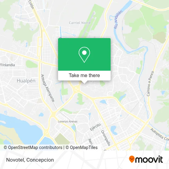 Novotel map