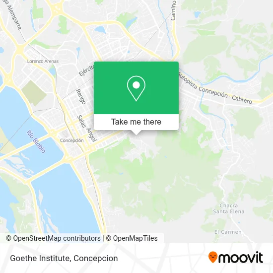 Goethe Institut map