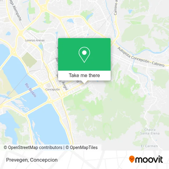 Prevegen map