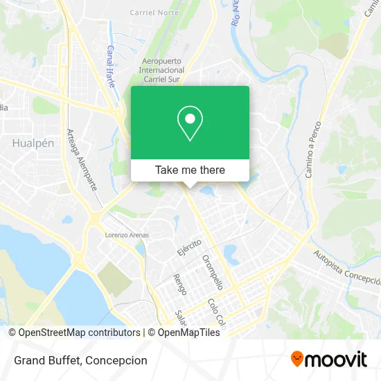 Gran Buffet map