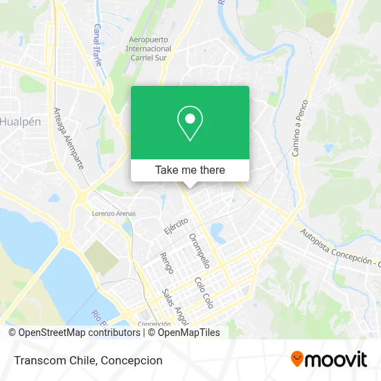 Mapa de Transcom Chile