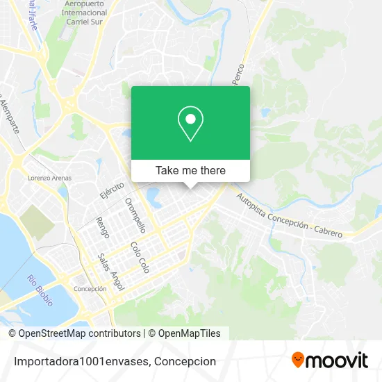 Importadora1001envases map
