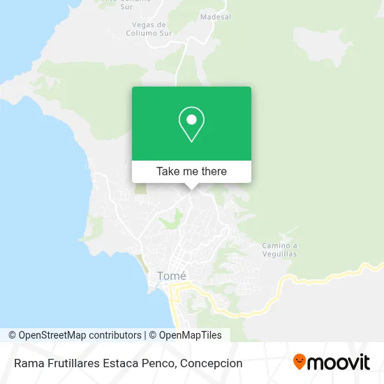 Rama Frutillares Estaca Penco map