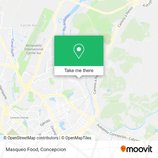 Masqueo Food map