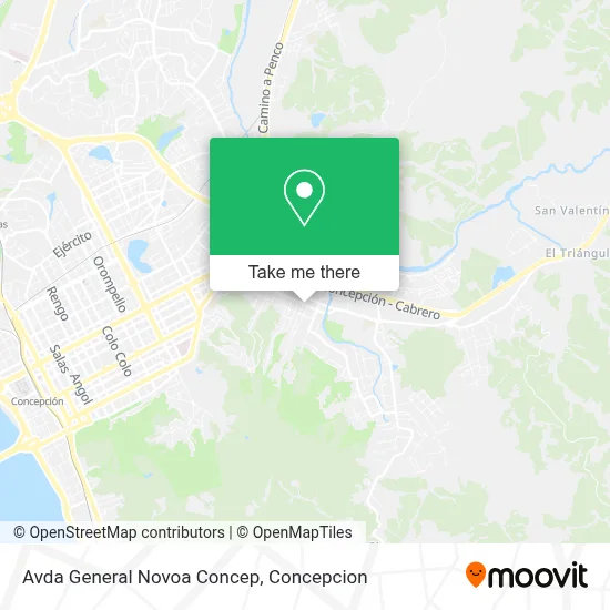 Avda General Novoa Concep map