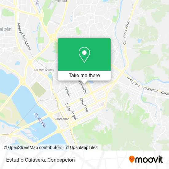 Estudio Calavera map