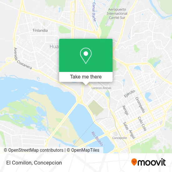 El Comilon map