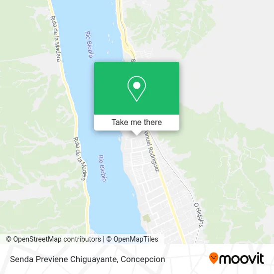 Senda Previene Chiguayante map