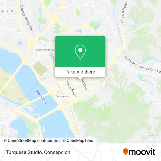 Turquesa Studio map