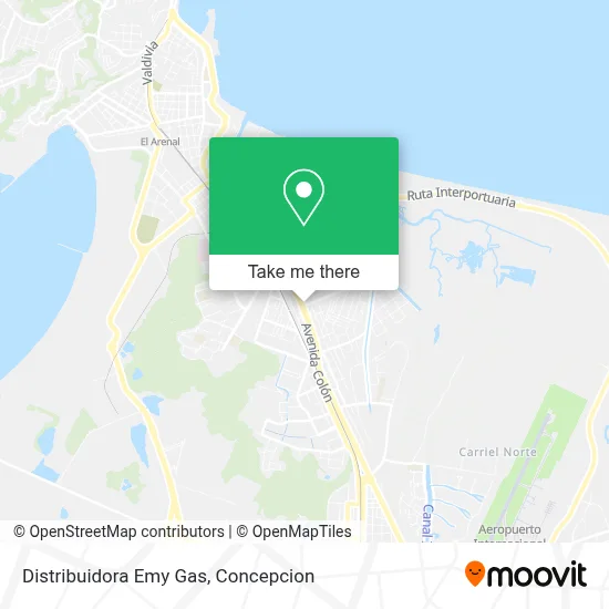 Distribuidora Emy Gas map