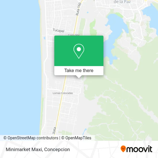 Minimarket Maxi map