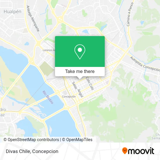 Divas Chile map
