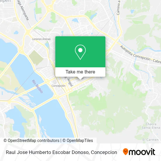 Raul Jose Humberto Escobar Donoso map