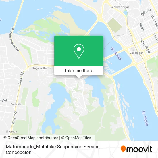 Matomorado_Multibike Suspension Service map