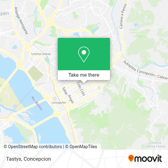 Tastys map