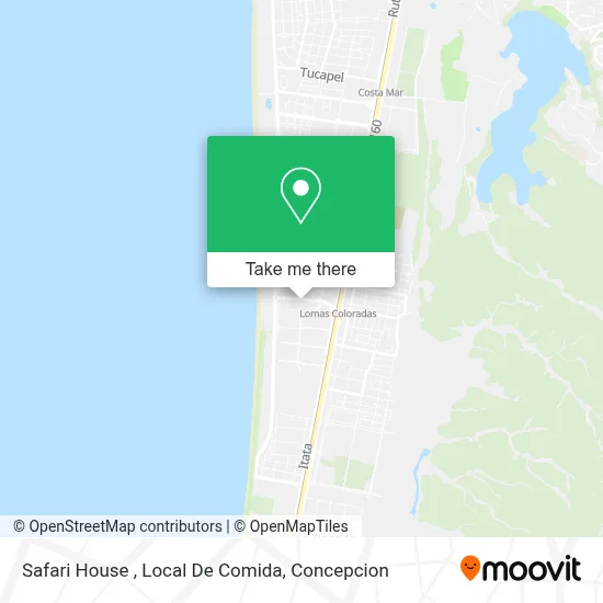 Safari House , Local De Comida map