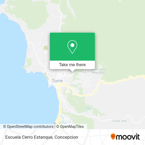 Escuela Cerro Estanque map