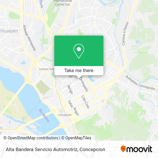 Alta Bandera Servicio Automotriz map