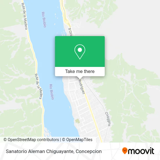 Sanatorio Aleman Chiguayante map
