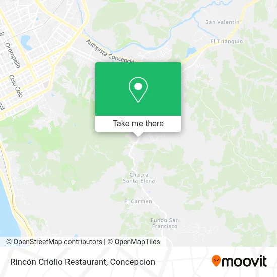 Rincón Criollo Restaurant map
