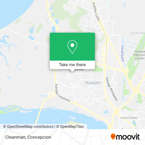 Cleanman map