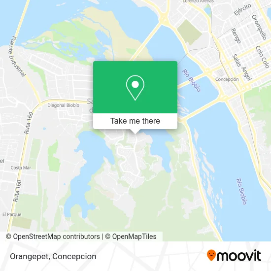 Orangepet map
