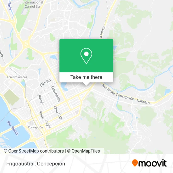 Frigoaustral map