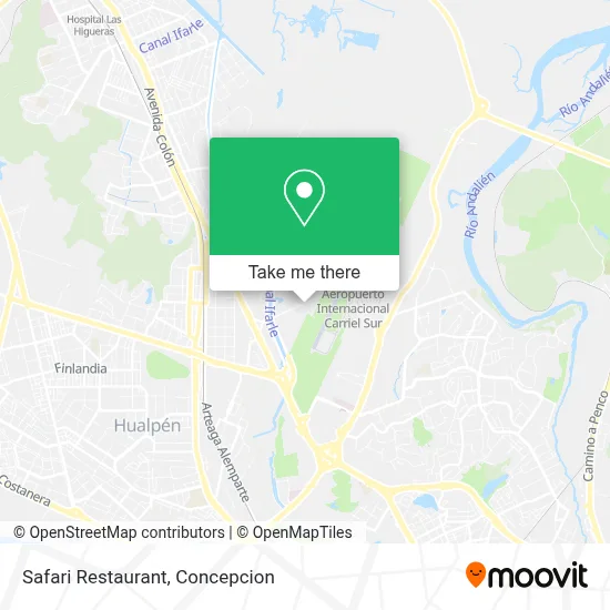 Safari Restaurant map