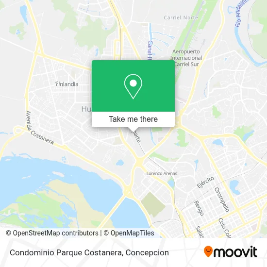 Condominio Parque Costanera map