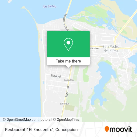 Restaurant " El Encuentro" map