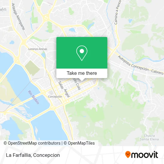 La Farfallia map