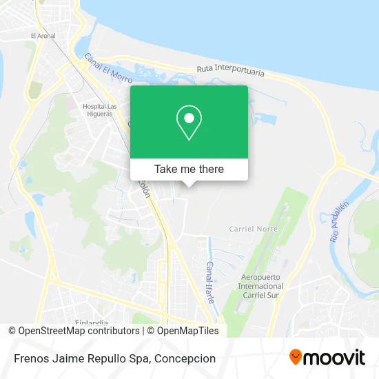 Frenos Jaime Repullo Spa map